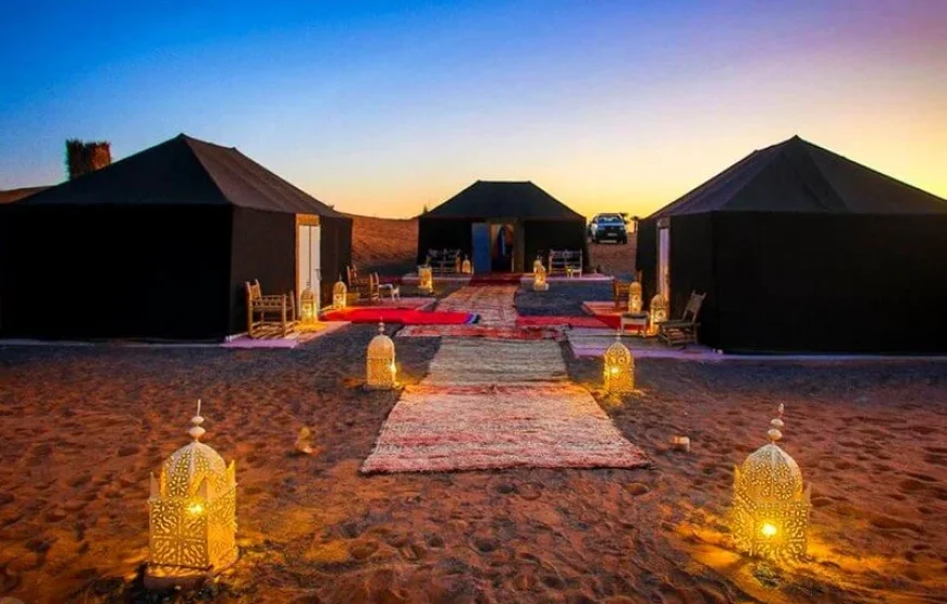 Escursione in cammello a Merzouga e notte nel deserto
