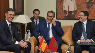 Pedro sanchez in Morocco