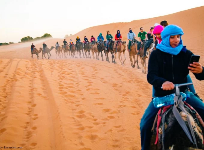 Tourists in Morocco