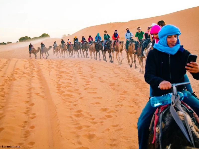 Tourists in Morocco